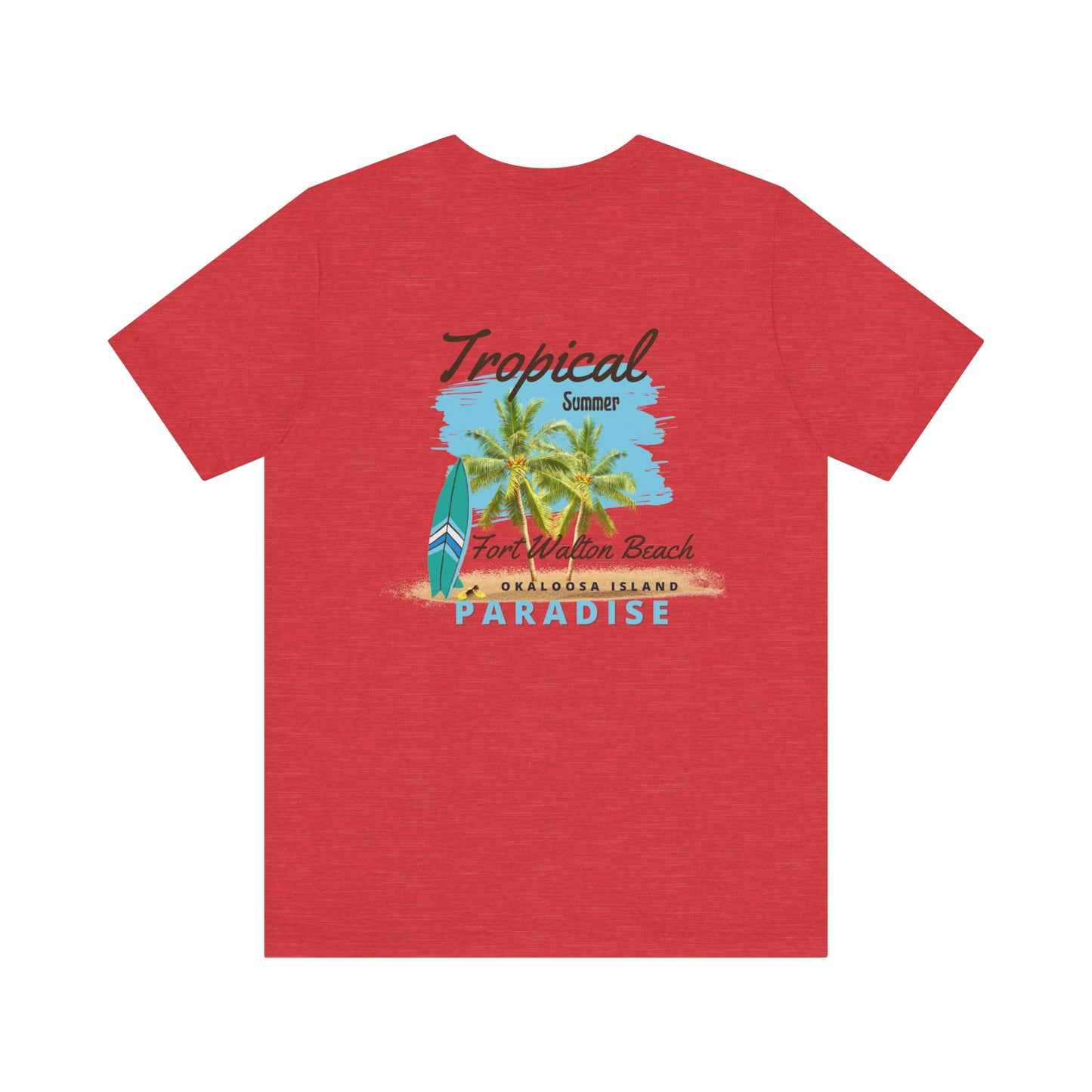 Tropical Paradise Tee: Summer Beach Vibes(Light)
