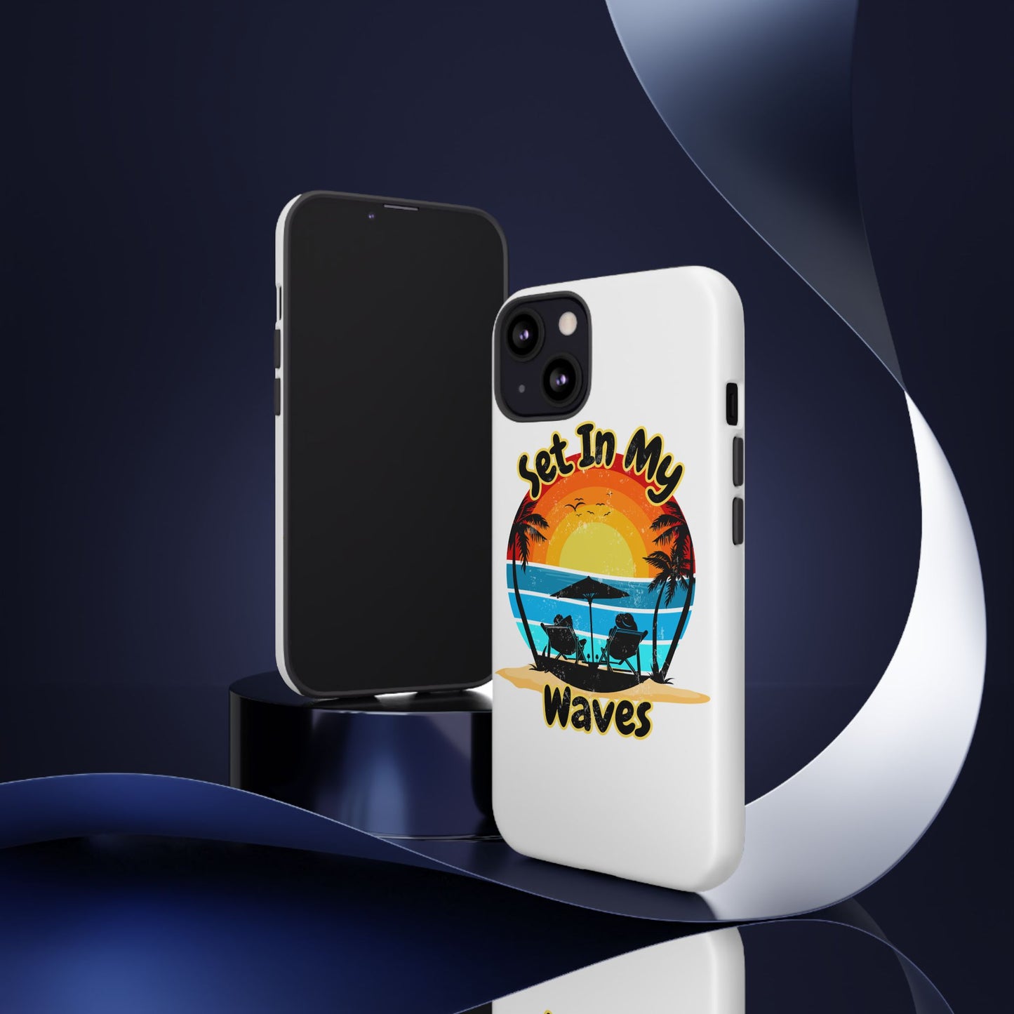 "Set In My Waves" Tropical Surf Beach Paradise Phone Case