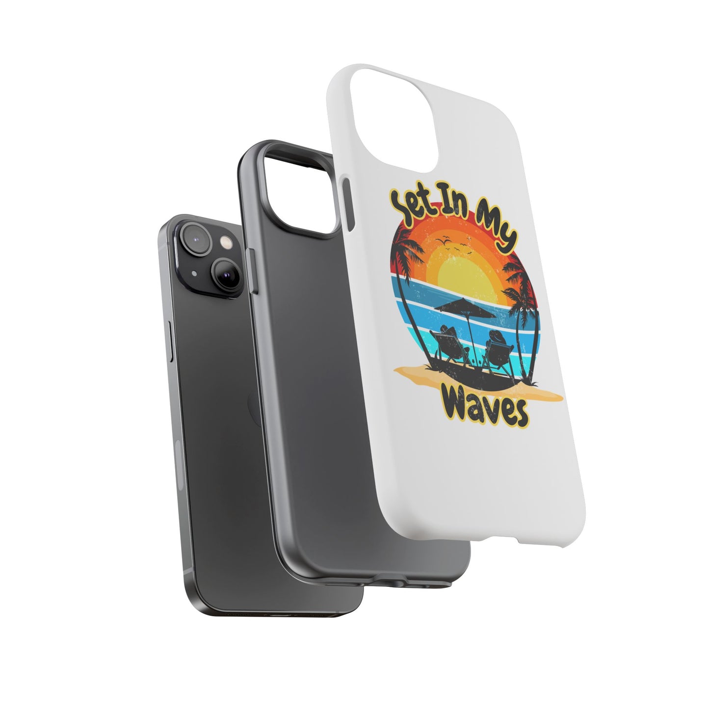 "Set In My Waves" Tropical Surf Beach Paradise Phone Case