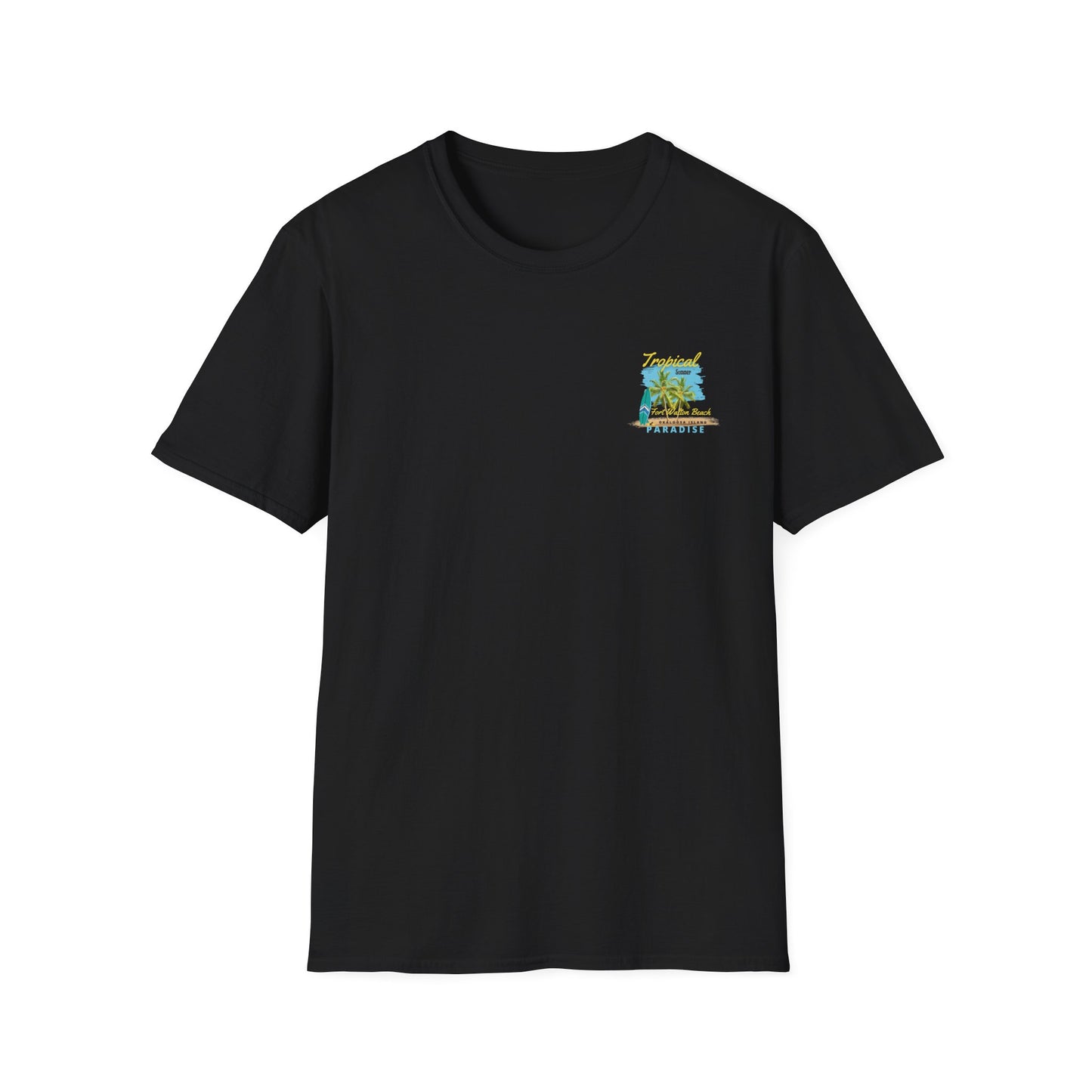 Tropical Summer T-Shirt, Paradise Tee, Beach Vacation Shirt, Casual Wear, Gift for Beach Lovers