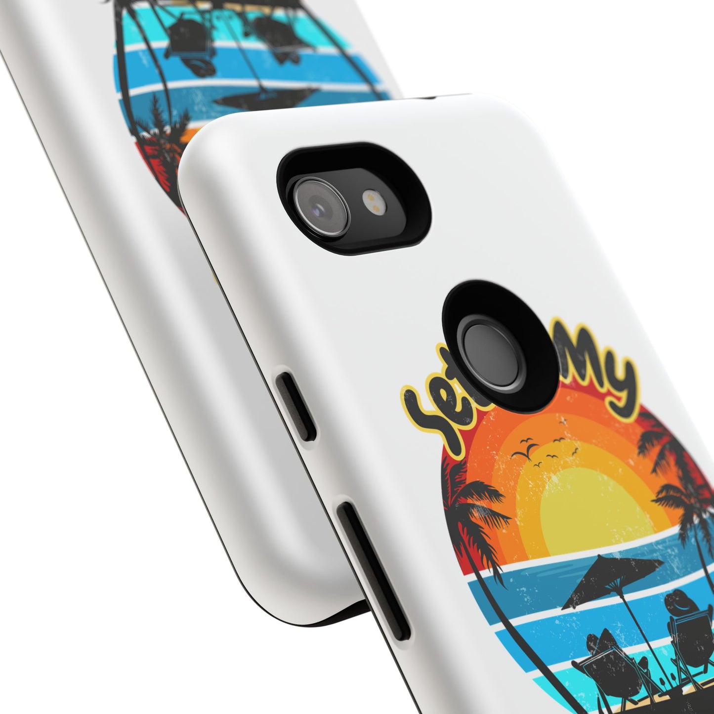 "Set In My Waves" Tropical Surf Beach Paradise Phone Case