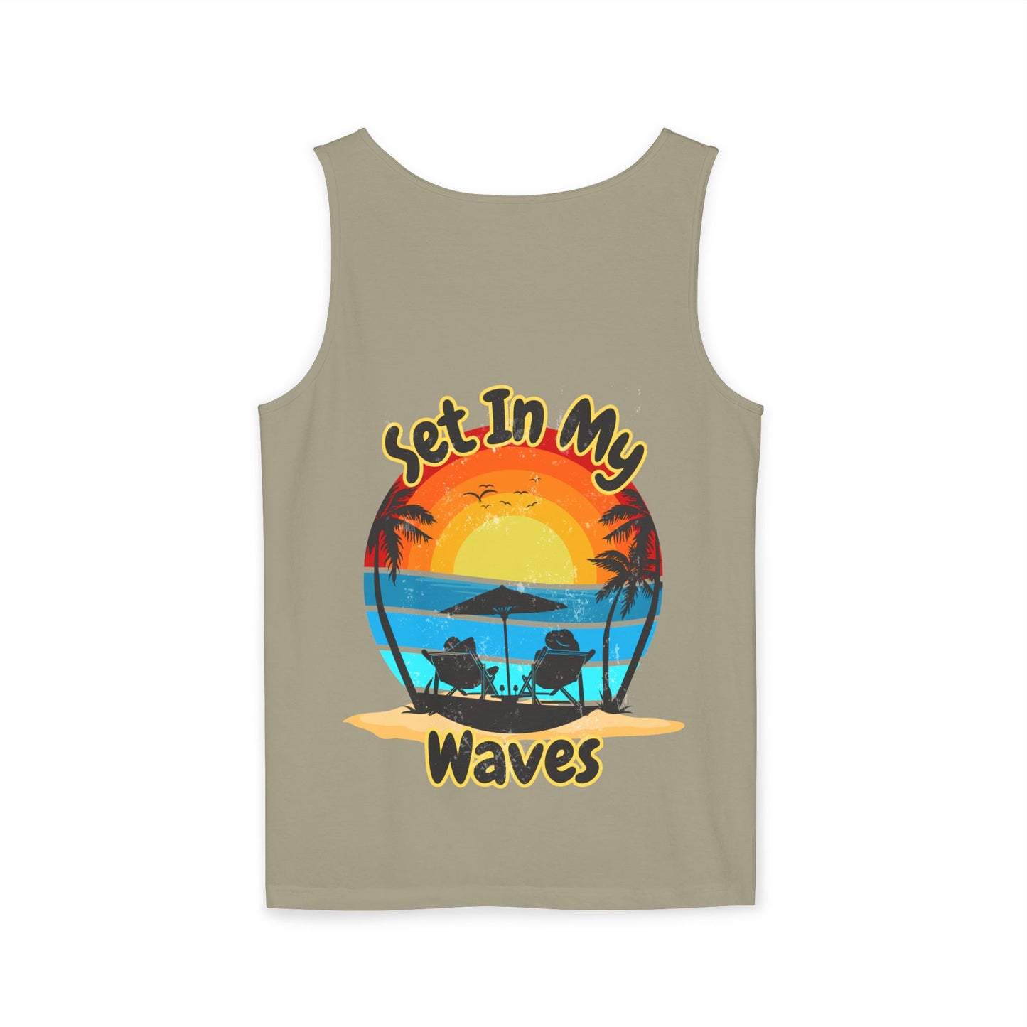 "Set In My Waves" Tropical Paradise Tank Top