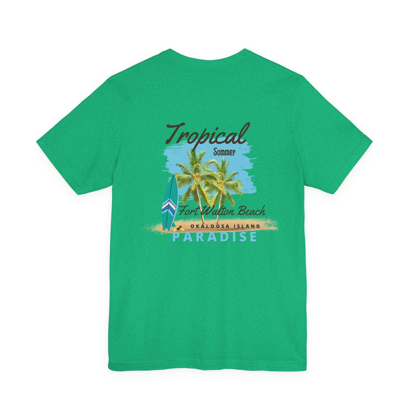 Tropical Paradise Tee: Summer Beach Vibes(Light)