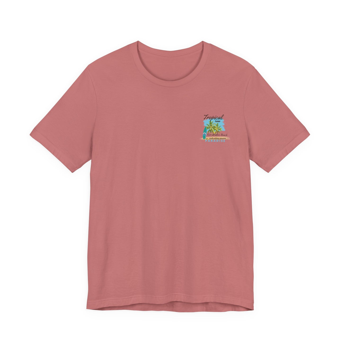 Tropical Paradise Tee: Summer Beach Vibes(Light)