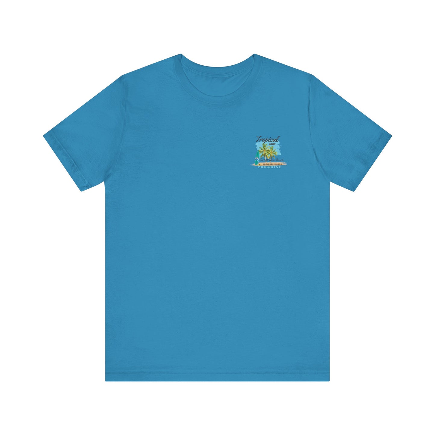 Tropical Paradise Tee: Summer Beach Vibes(Light)