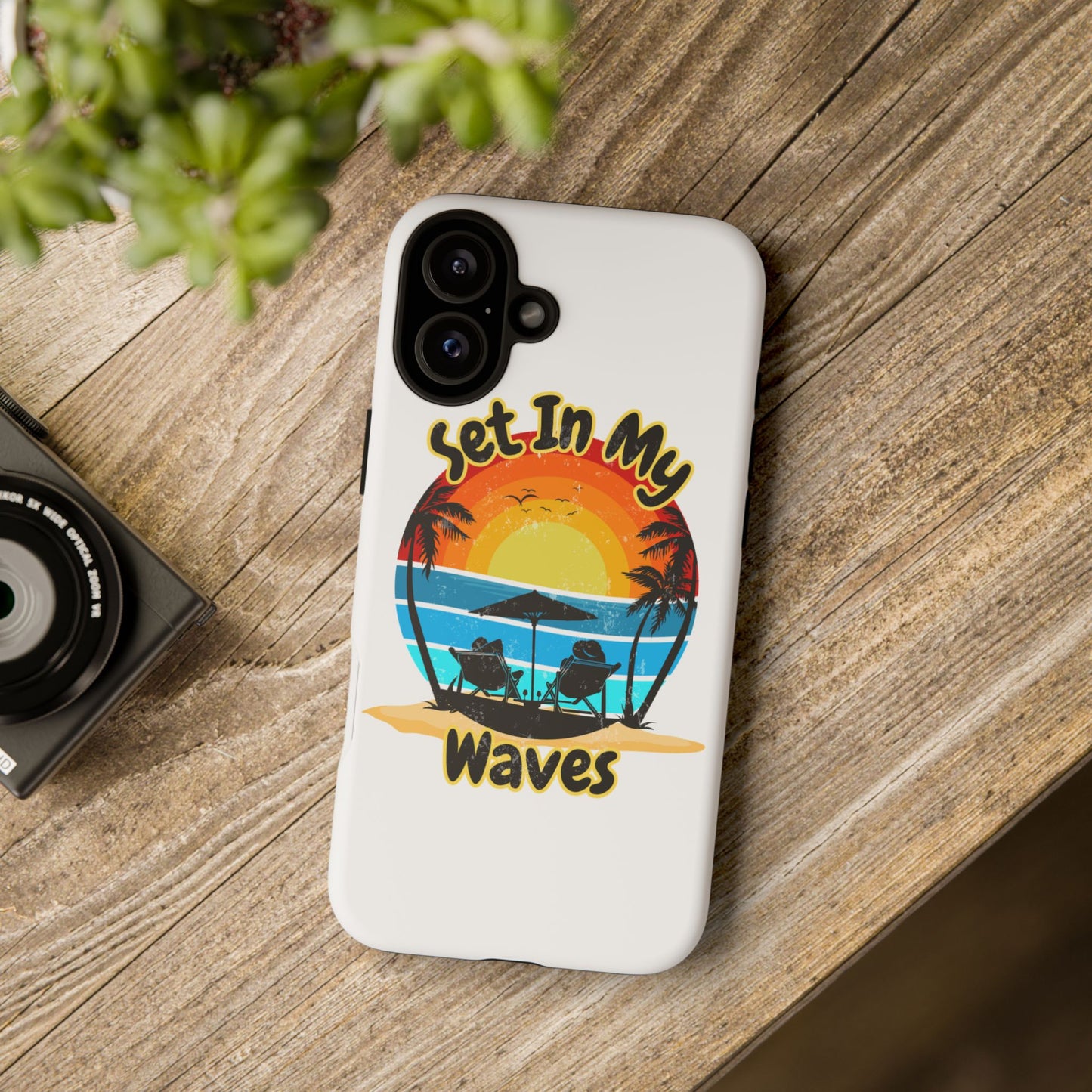 "Set In My Waves" Tropical Surf Beach Paradise Phone Case