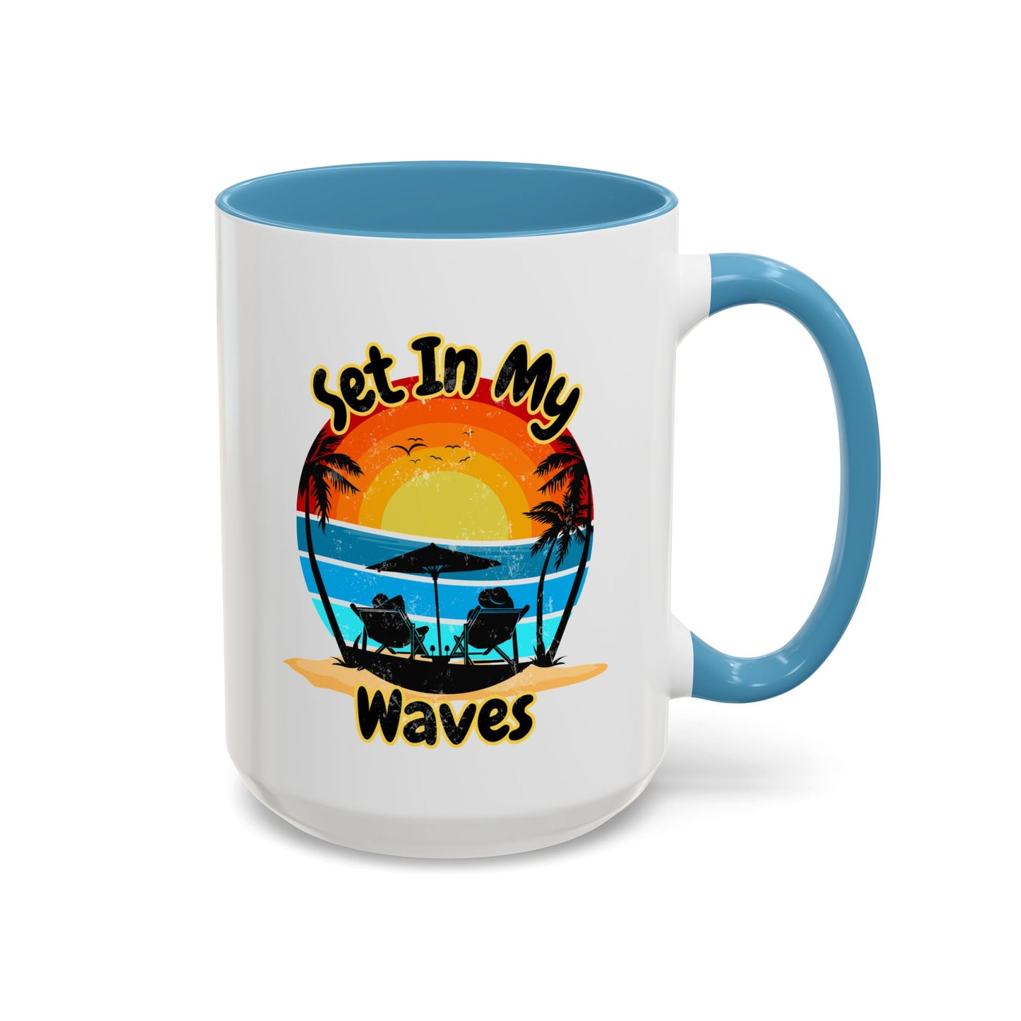 "Set In My Waves" Accent Coffee Mug (11, 15oz)