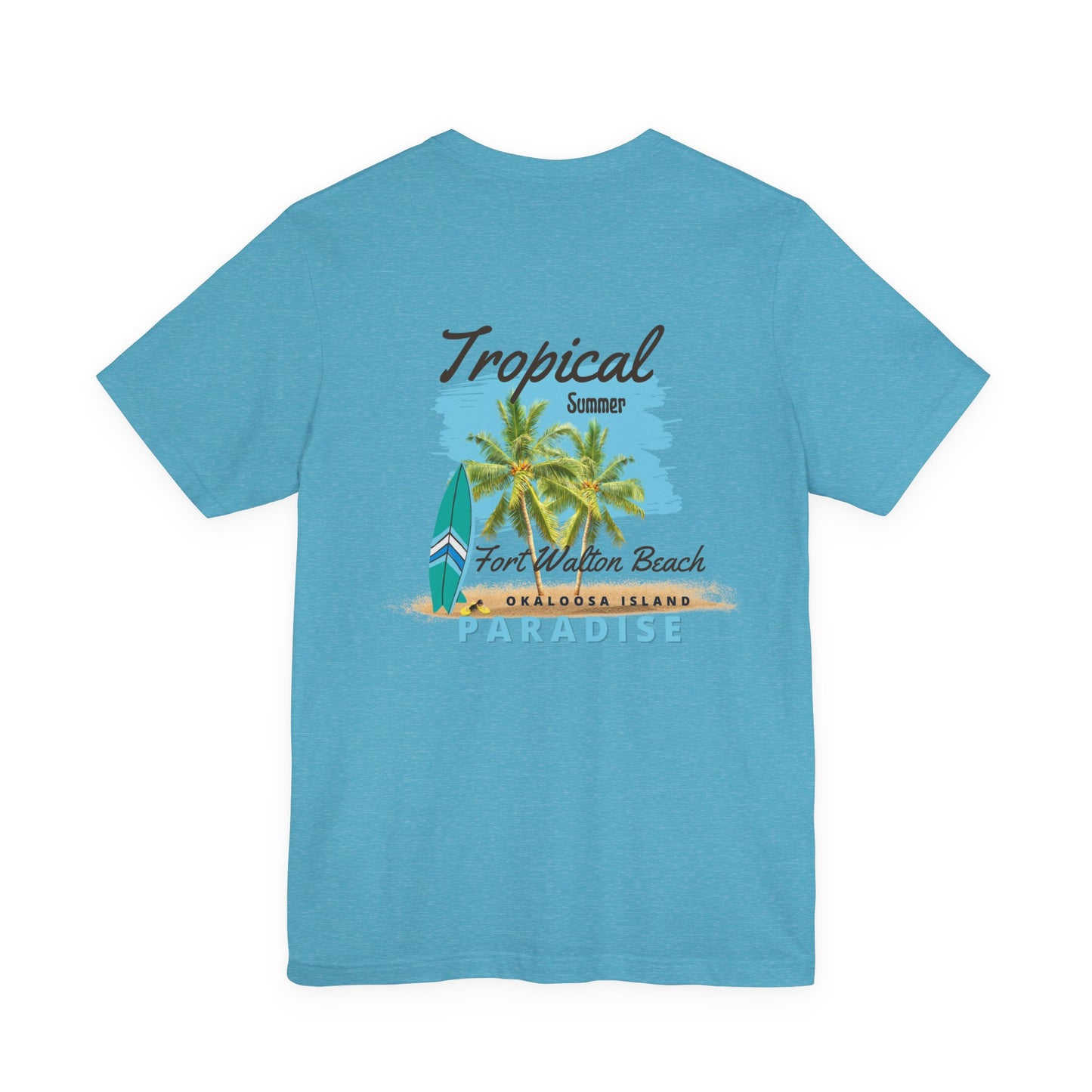 Tropical Paradise Tee: Summer Beach Vibes(Light)