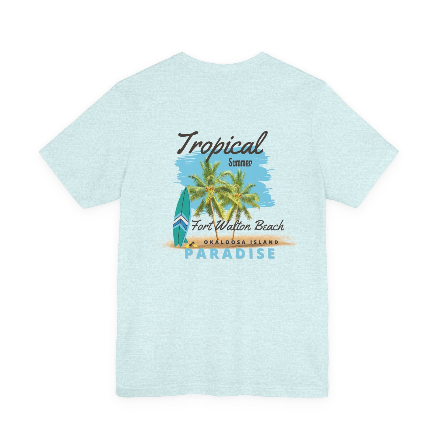 Tropical Paradise Tee: Summer Beach Vibes(Light)