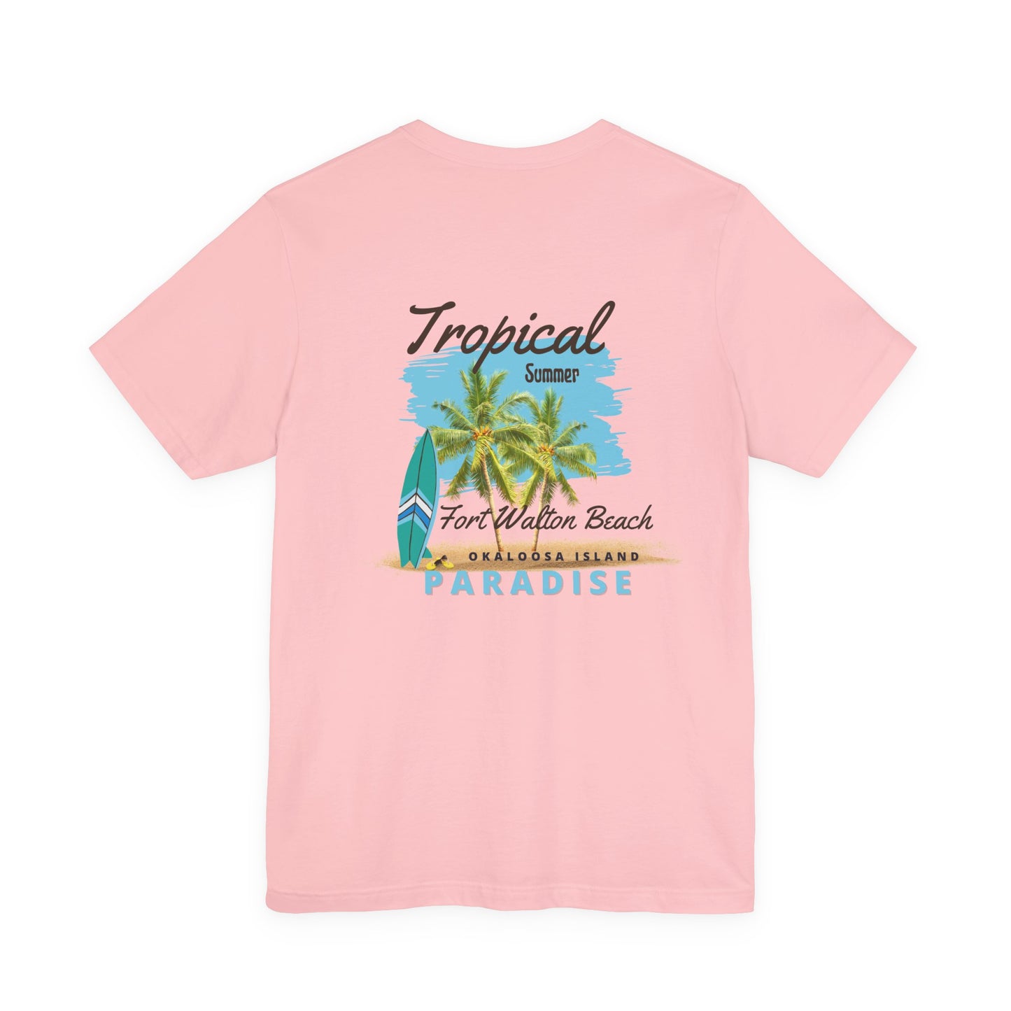 Tropical Paradise Tee: Summer Beach Vibes(Light)
