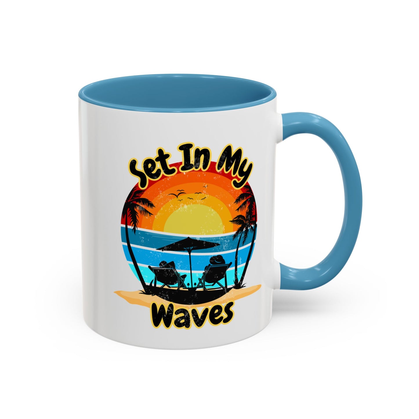 "Set In My Waves" Accent Coffee Mug (11, 15oz)