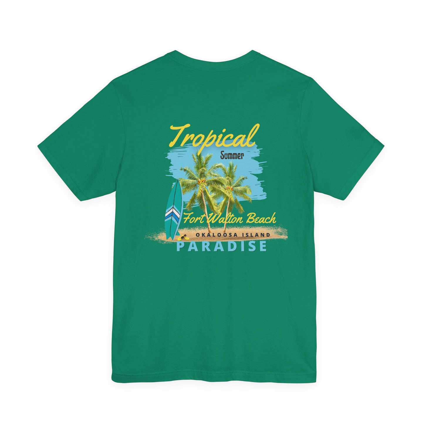 Tropical Paradise Fort Walton Beach/Destin T-Shirt(Dark Colors)