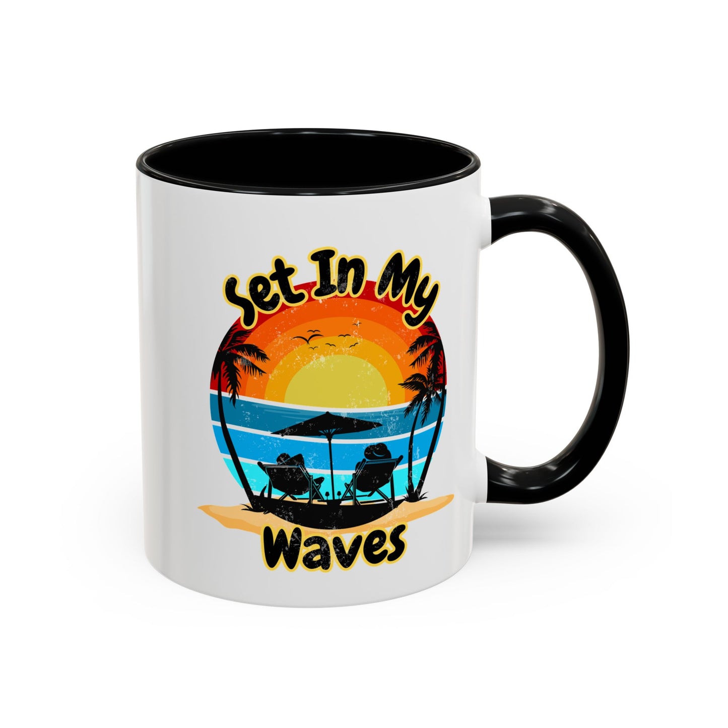 "Set In My Waves" Accent Coffee Mug (11, 15oz)