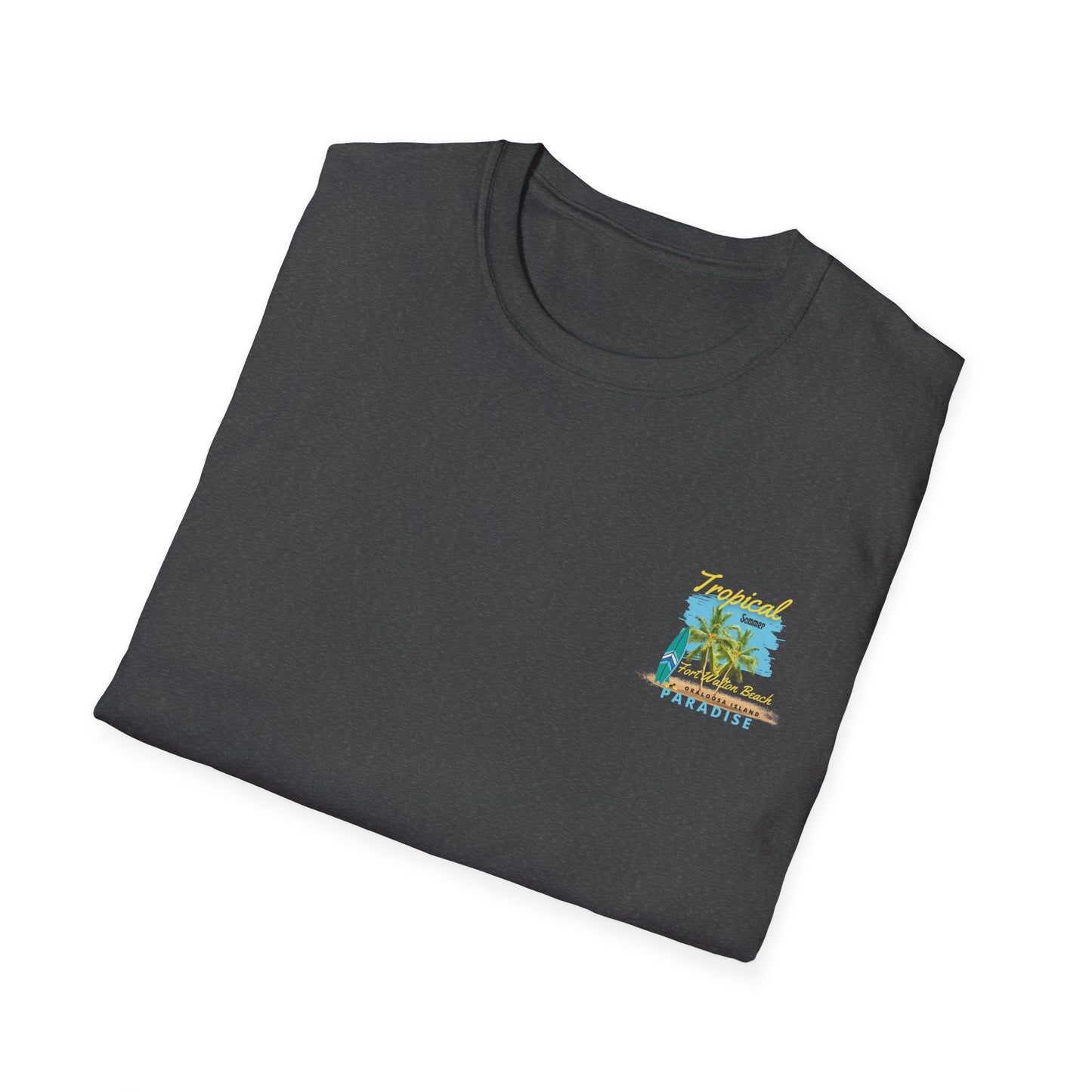 Tropical Summer T-Shirt, Paradise Tee, Beach Vacation Shirt, Casual Wear, Gift for Beach Lovers