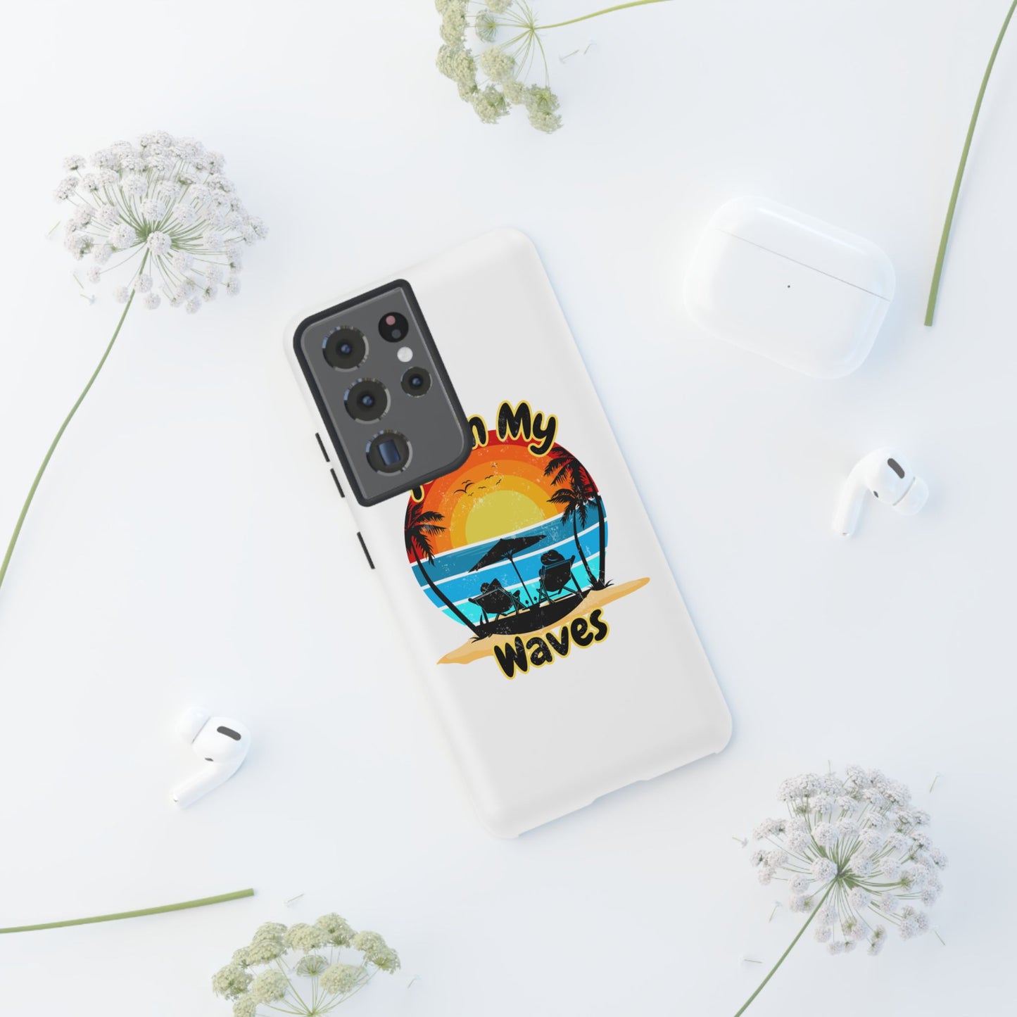 "Set In My Waves" Tropical Surf Beach Paradise Phone Case
