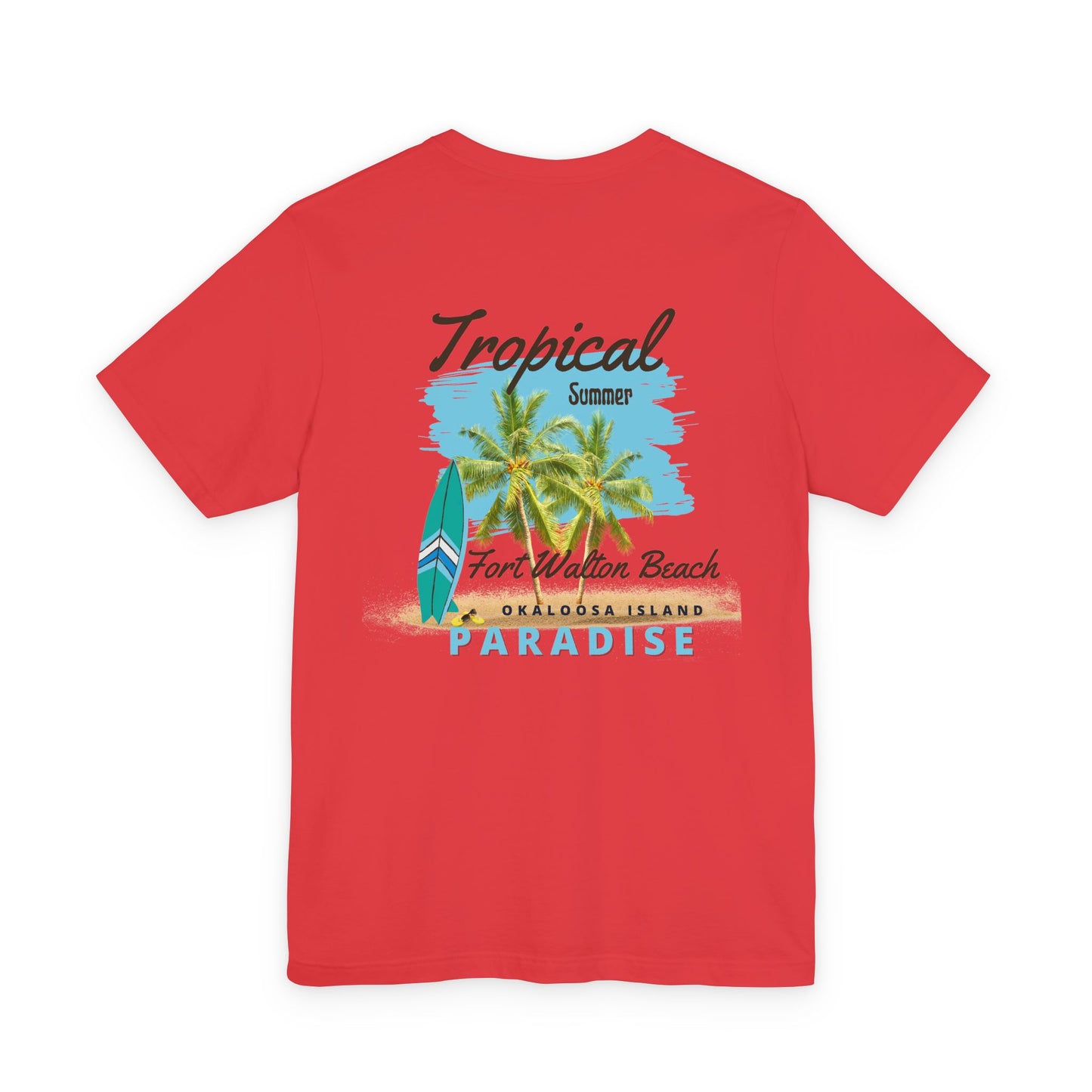 Tropical Paradise Fort Walton Beach/Destin T-Shirt(Light Colors)