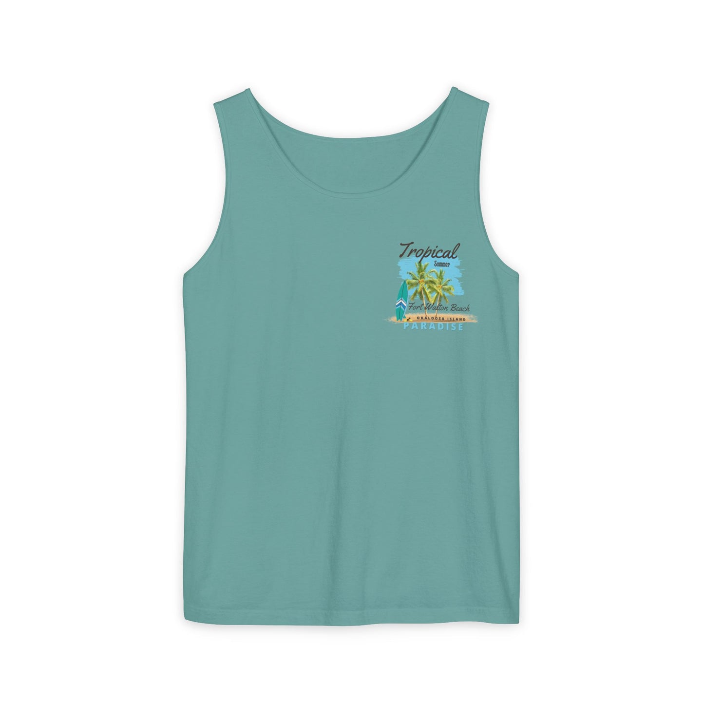 Tropical Paradise Tank Top(Print on Front/Back)