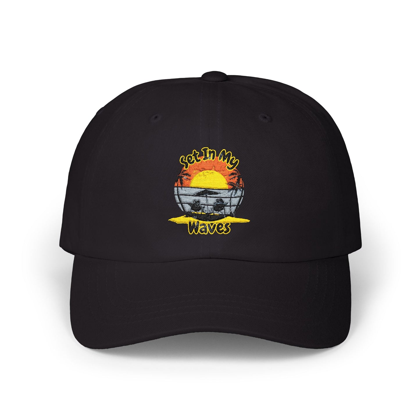 "Set In My Waves" Tropical Dad Cap
