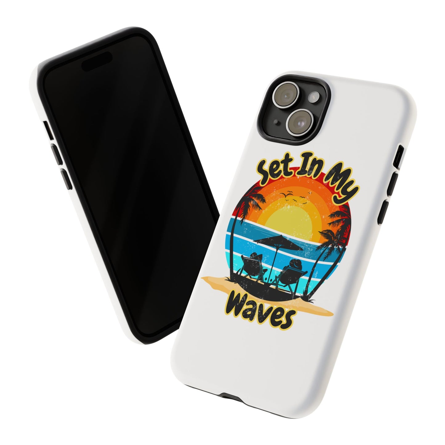"Set In My Waves" Tropical Surf Beach Paradise Phone Case