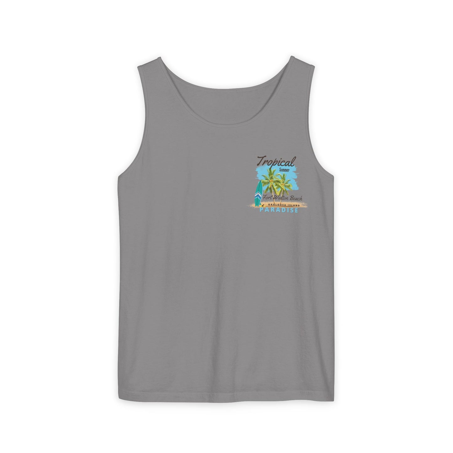 Tropical Paradise Tank Top(Print on Front/Back)