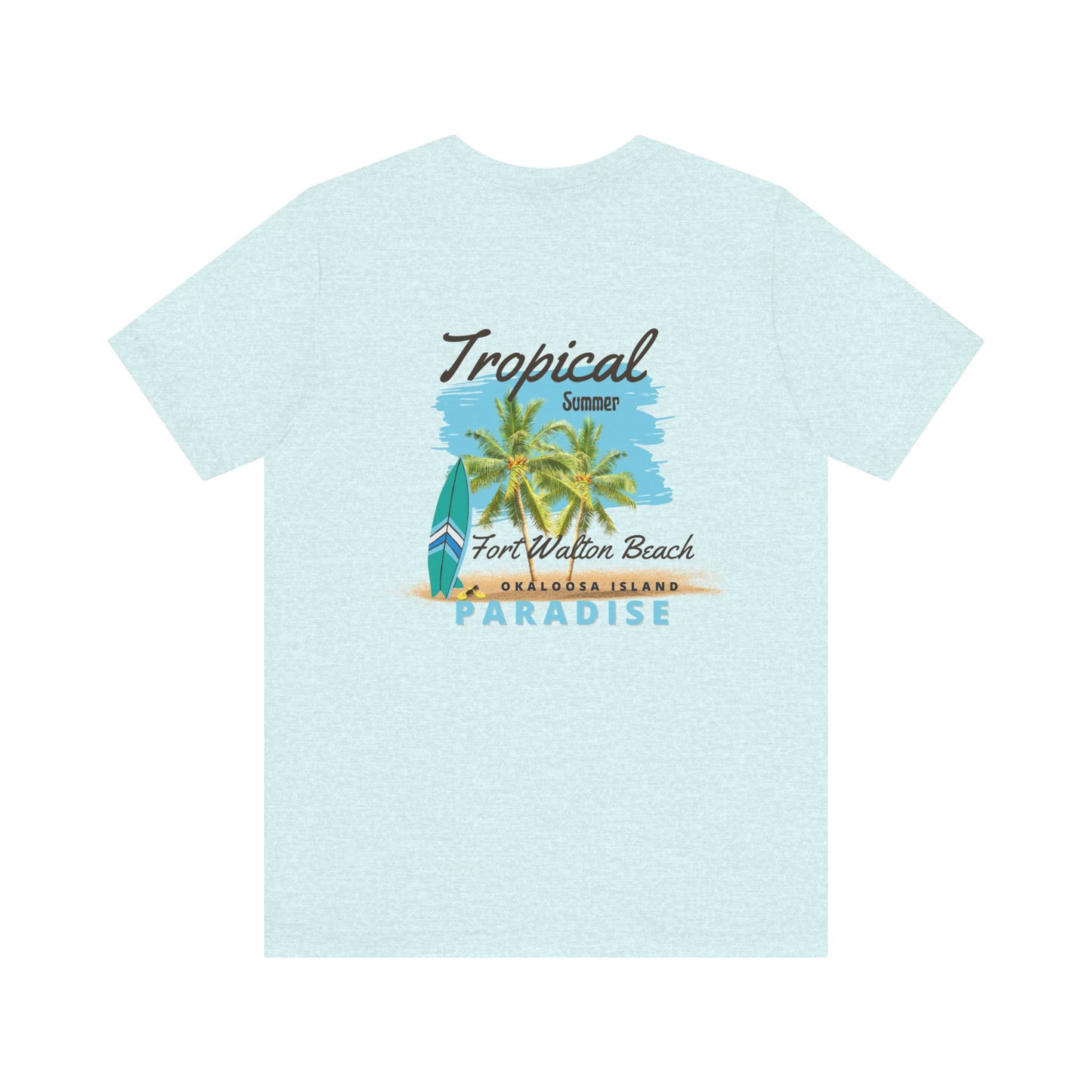 Tropical Paradise Tee: Summer Beach Vibes(Light)