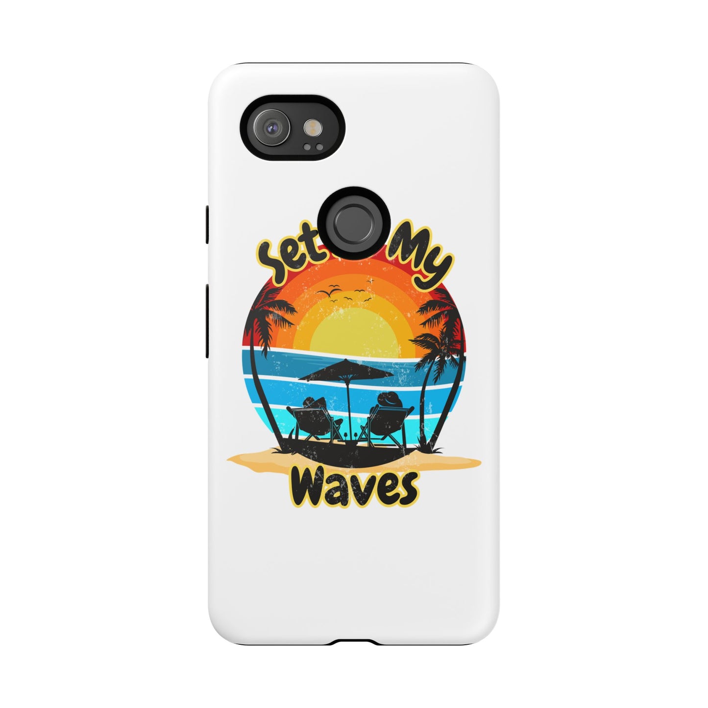 "Set In My Waves" Tropical Surf Beach Paradise Phone Case
