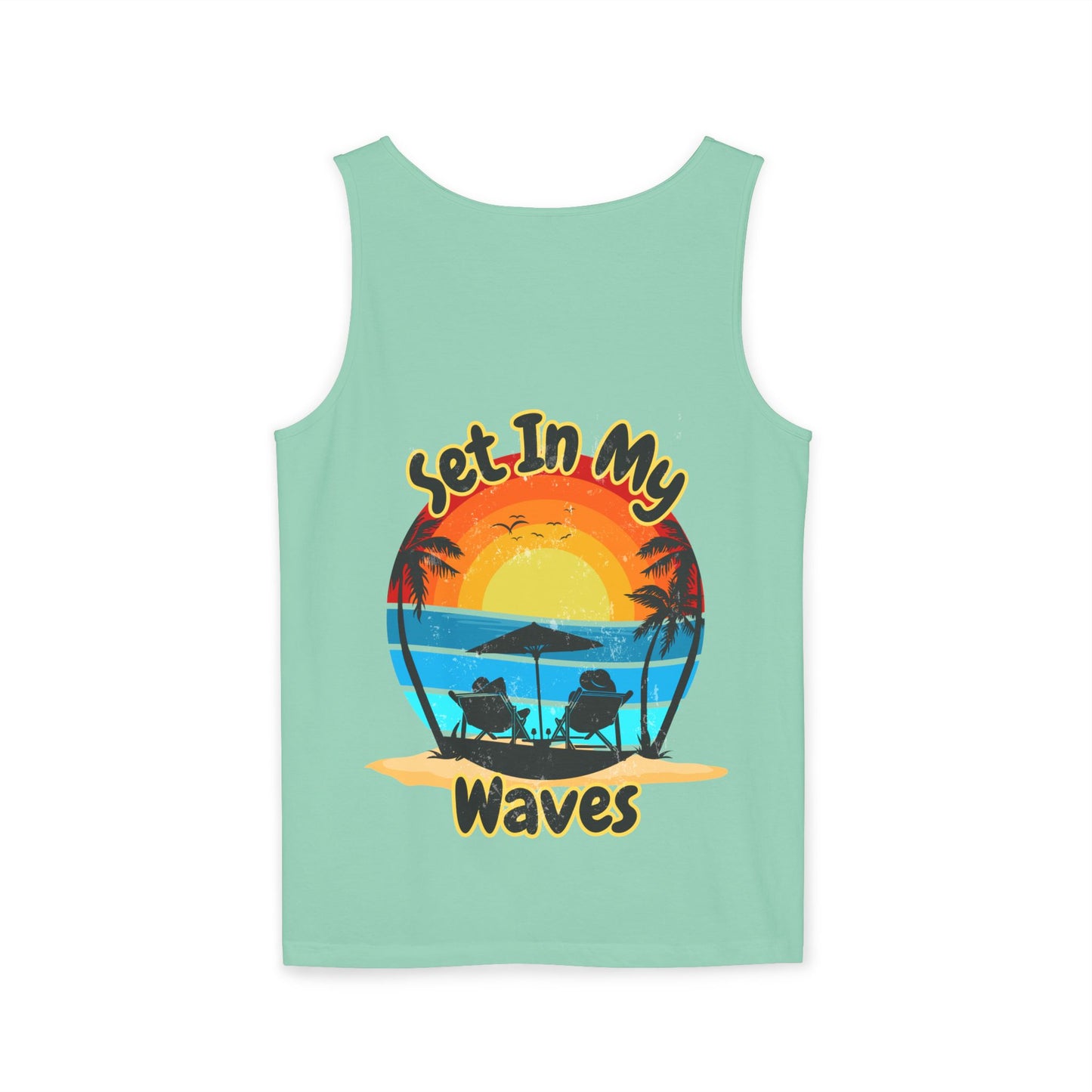 "Set In My Waves" Tropical Paradise Tank Top