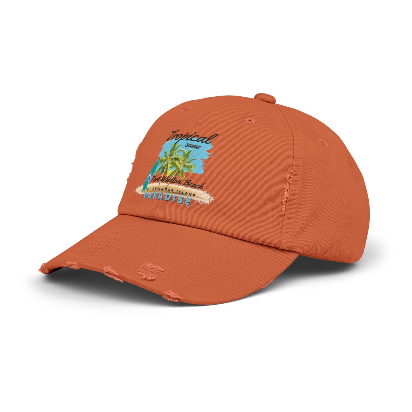 Tropical Distressed Cap