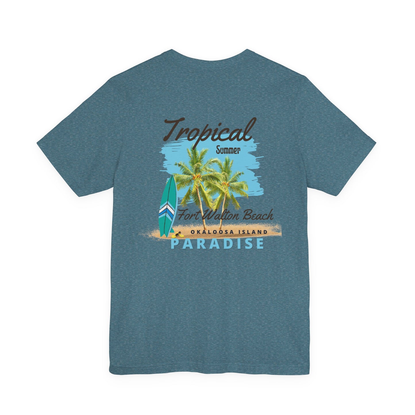 Tropical Paradise Fort Walton Beach/Destin T-Shirt(Light Colors)