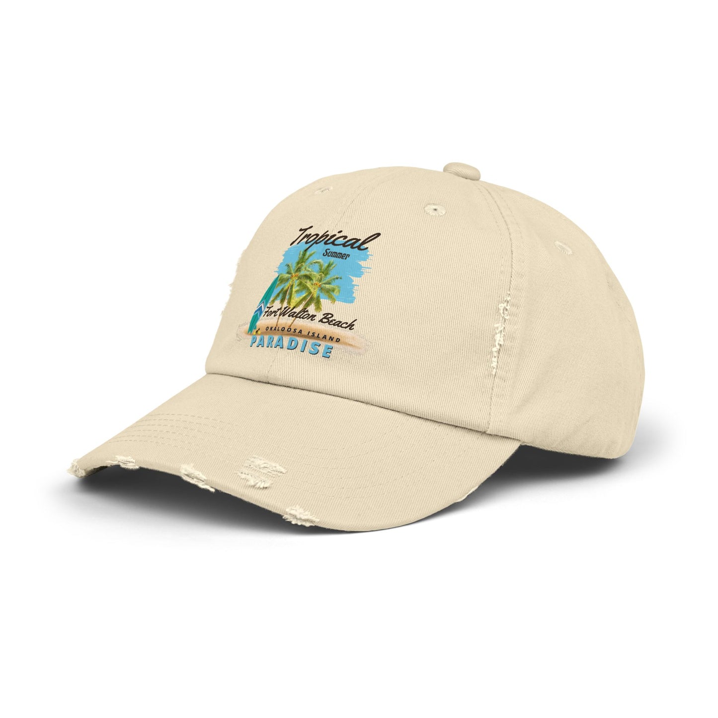 Tropical Distressed Cap