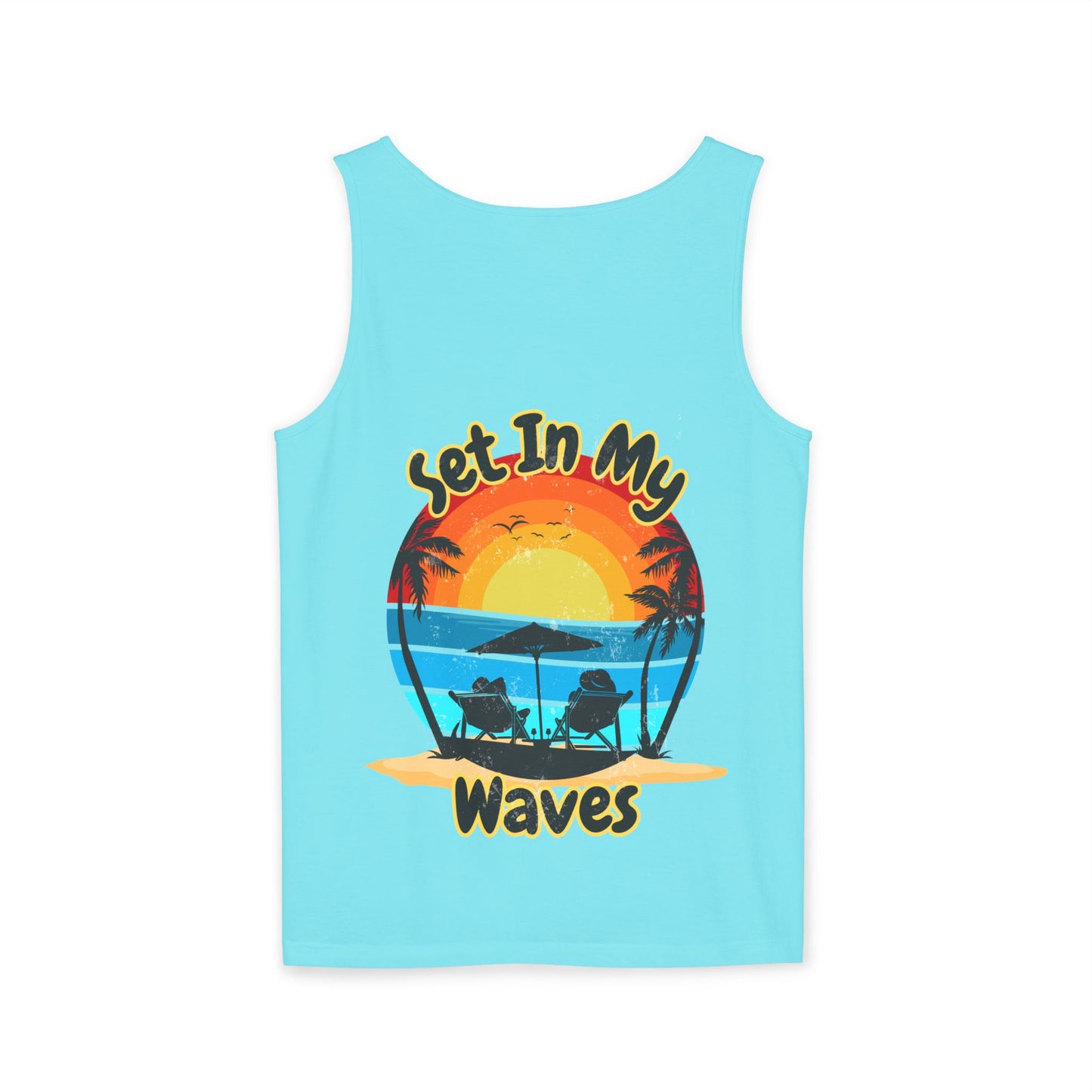 "Set In My Waves" Tropical Paradise Tank Top