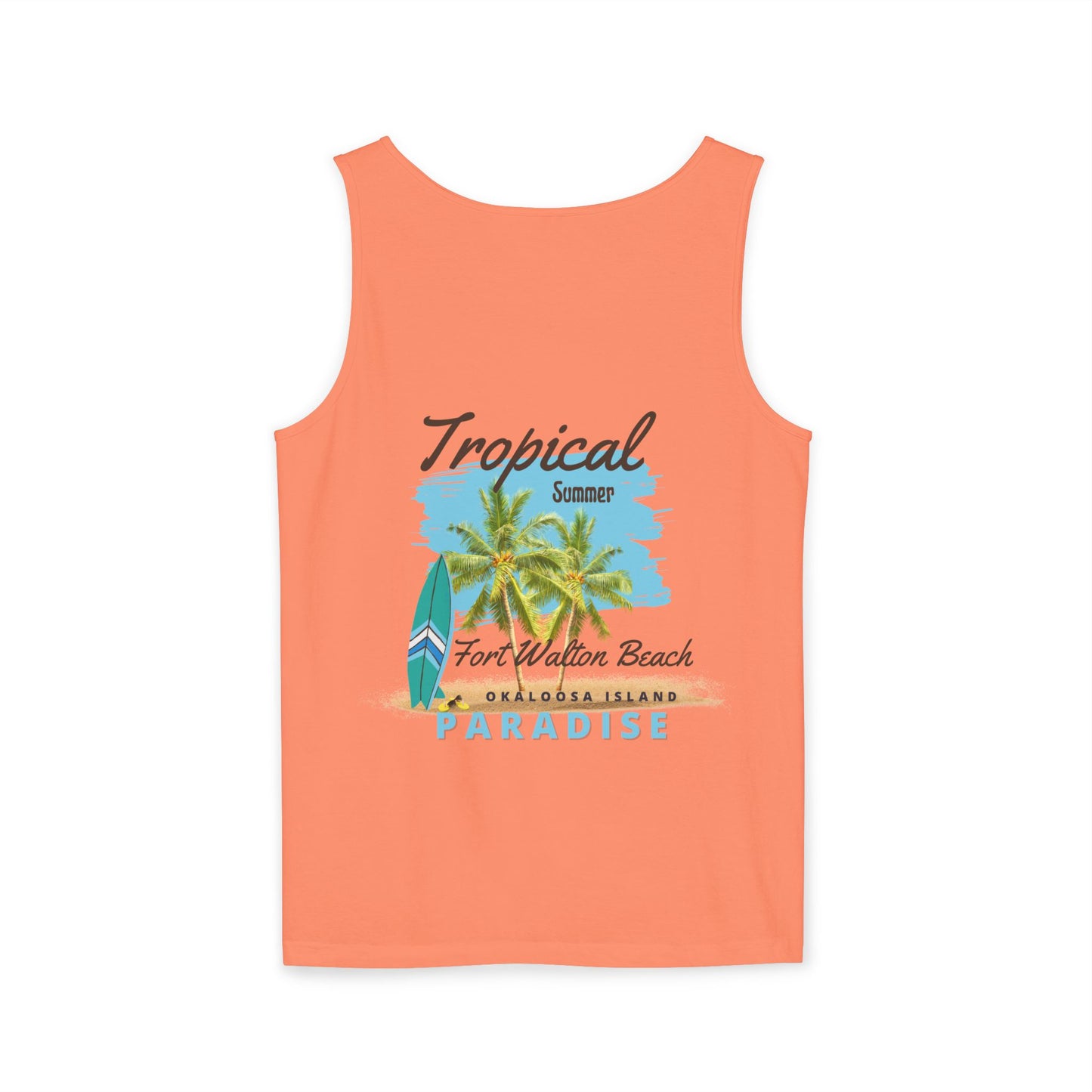 Tropical Paradise Tank Top(Print on Front/Back)