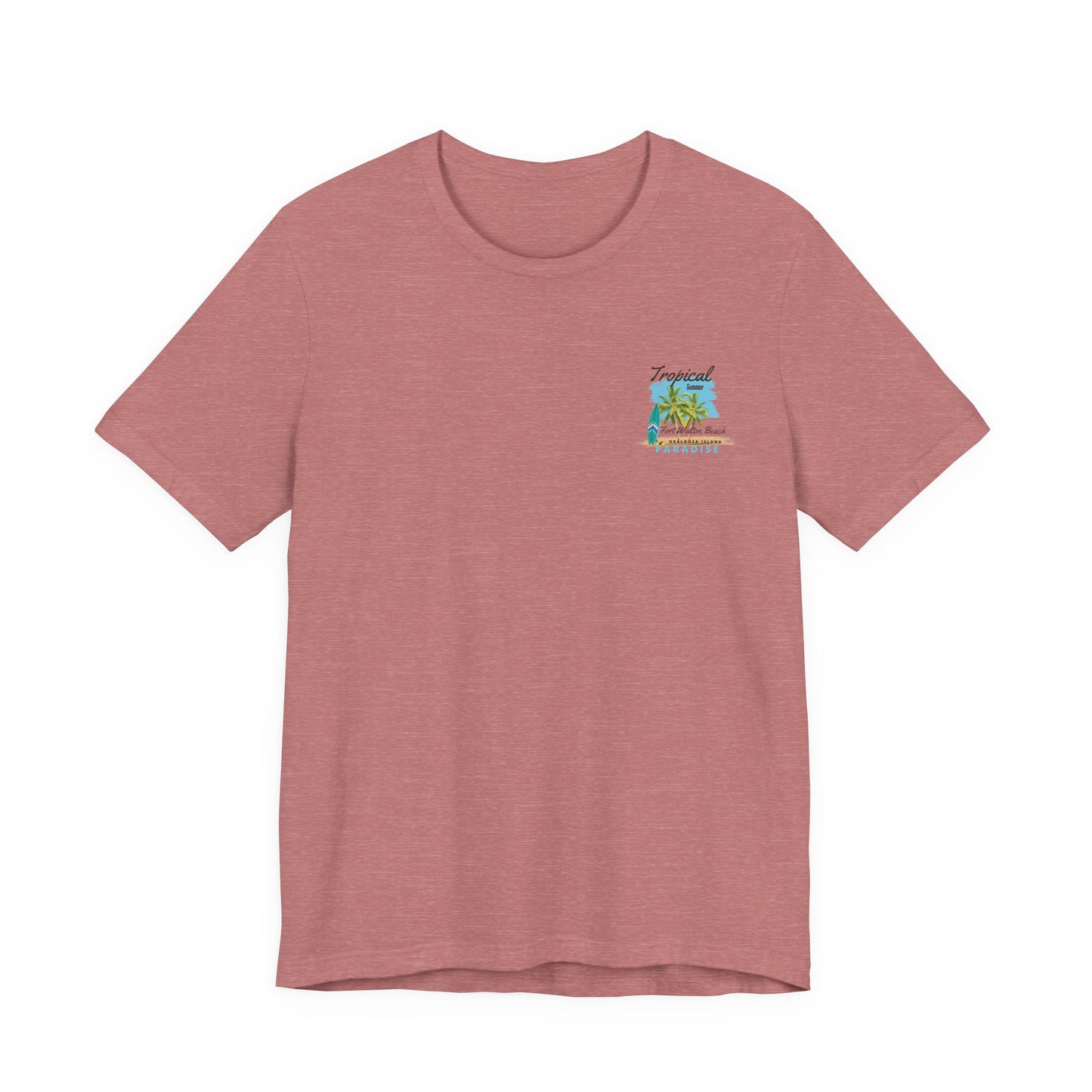 Tropical Paradise Tee: Summer Beach Vibes(Light)