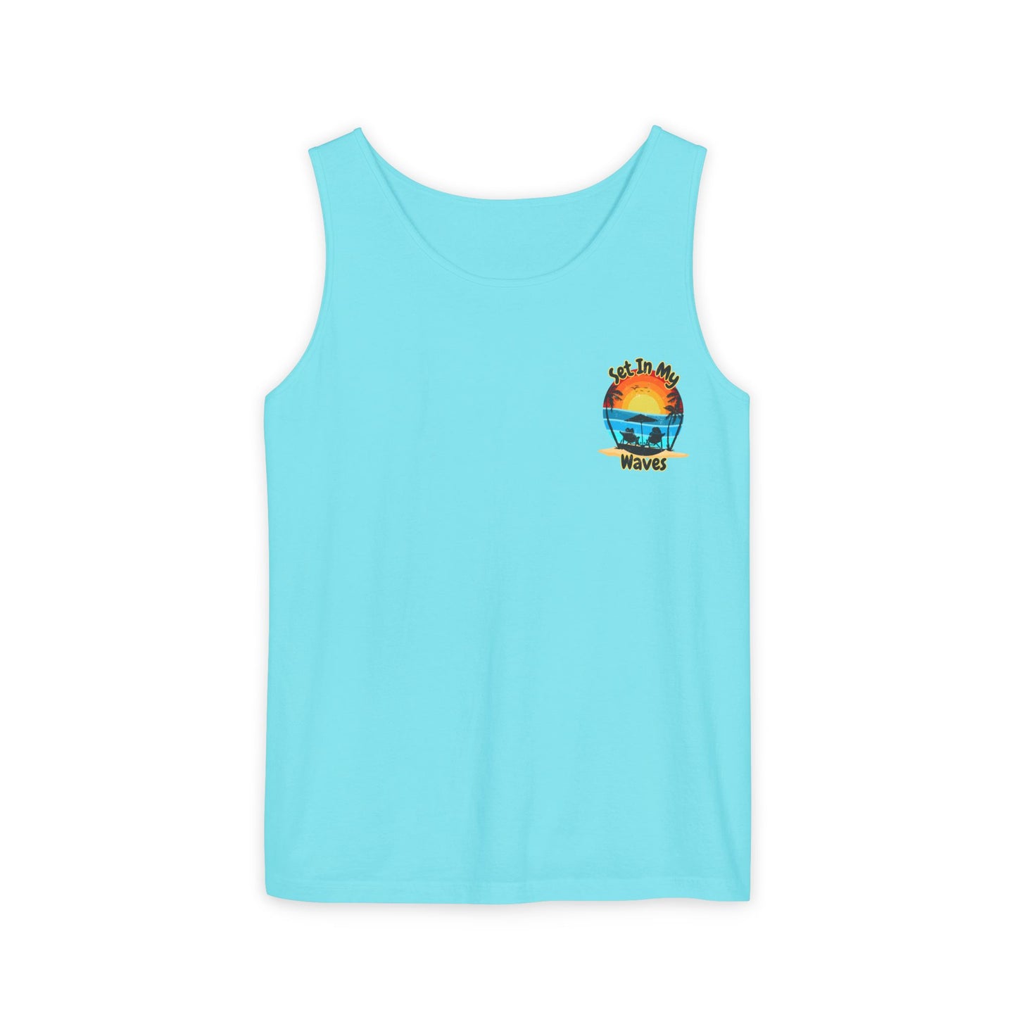 "Set In My Waves" Tropical Paradise Tank Top