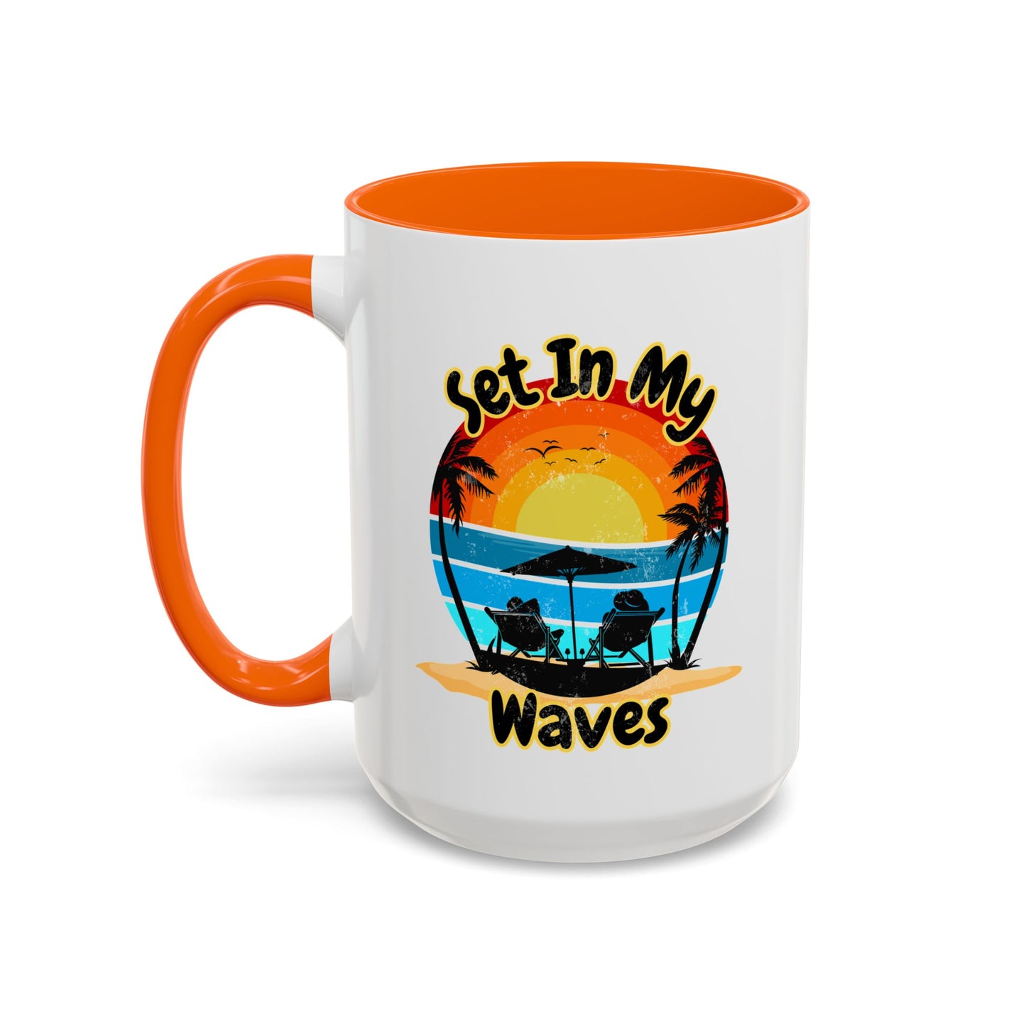 "Set In My Waves" Accent Coffee Mug (11, 15oz)
