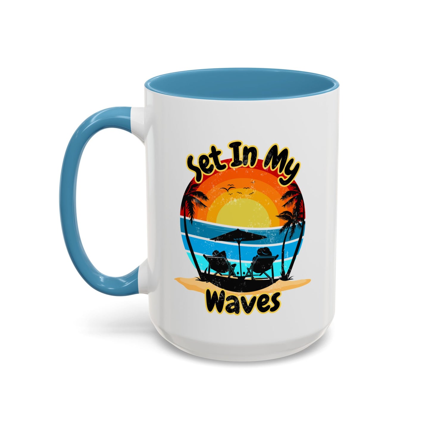 "Set In My Waves" Accent Coffee Mug (11, 15oz)