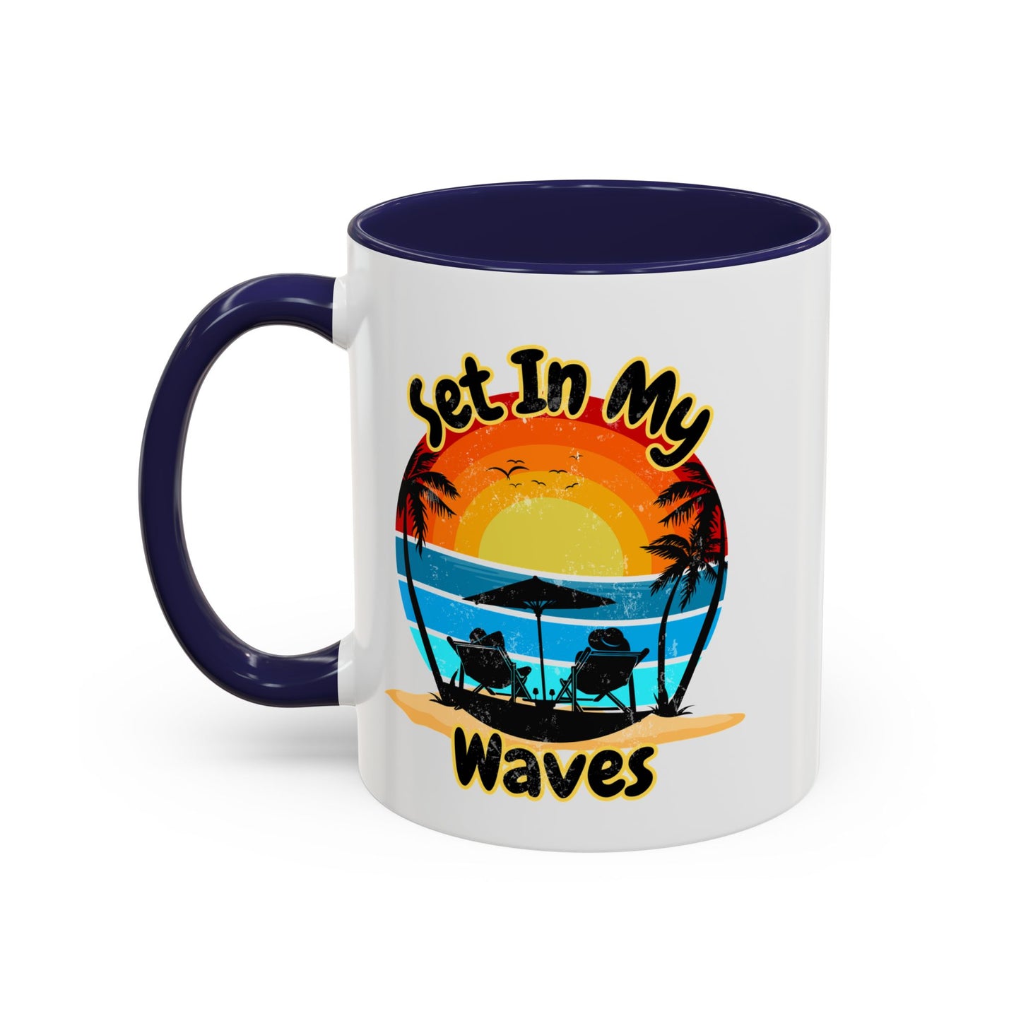"Set In My Waves" Accent Coffee Mug (11, 15oz)