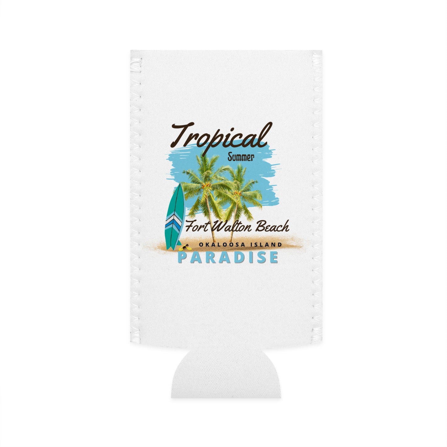 Tropical Summer Slim Can Cooler(FWB/Destin}