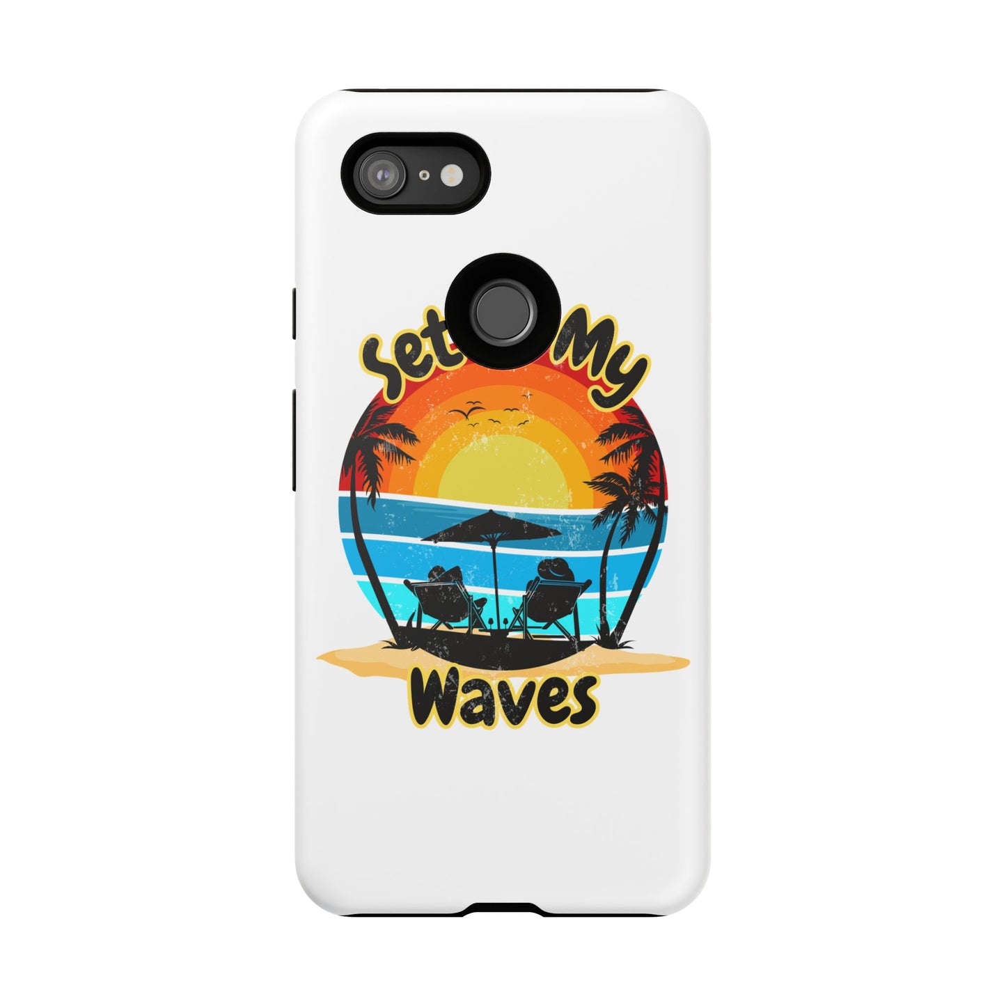 "Set In My Waves" Tropical Surf Beach Paradise Phone Case