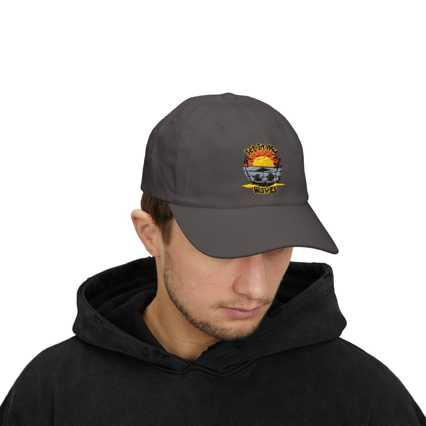 "Set In My Waves" Tropical Dad Cap