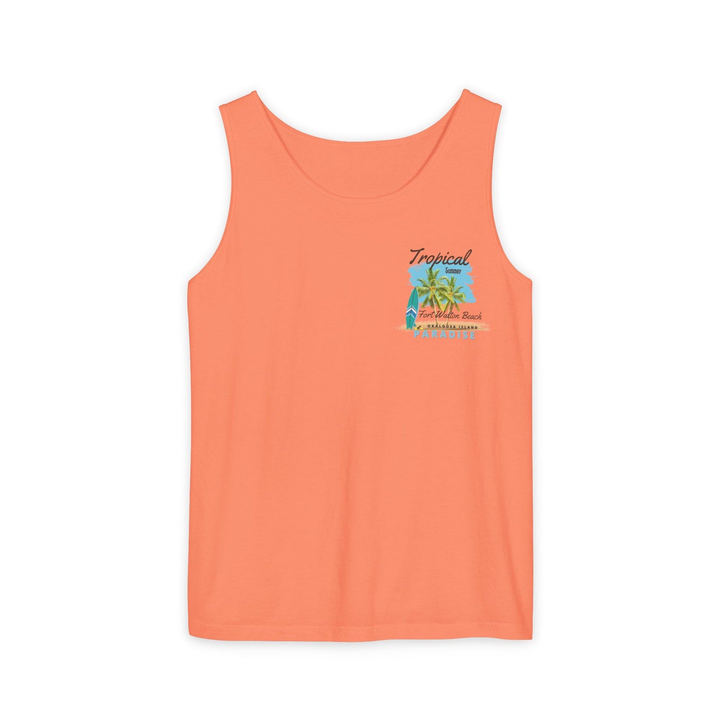 Tropical Paradise Tank Top(Print on Front/Back)