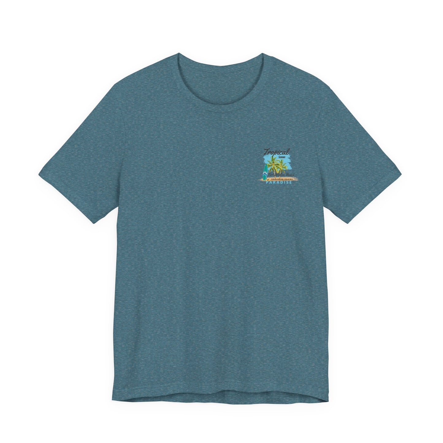 Tropical Paradise Tee: Summer Beach Vibes(Light)
