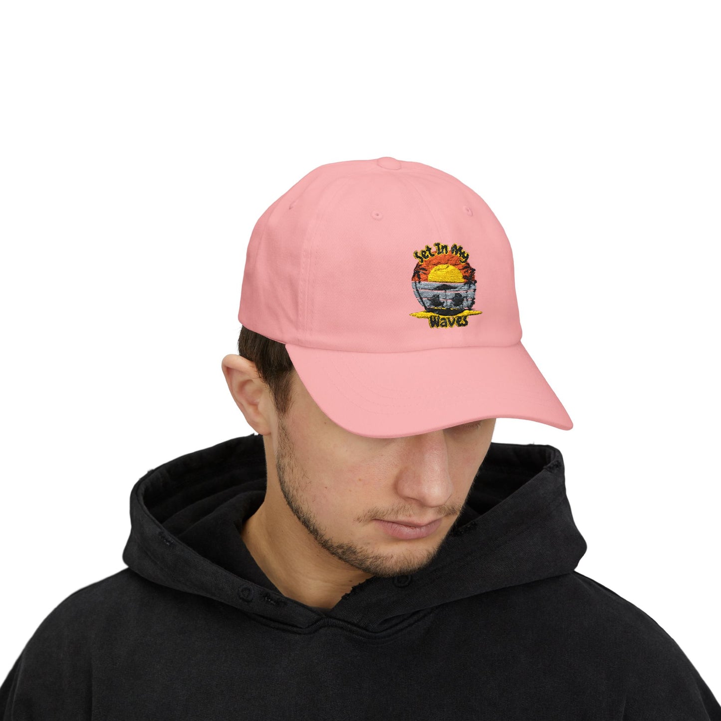 "Set In My Waves" Tropical Dad Cap