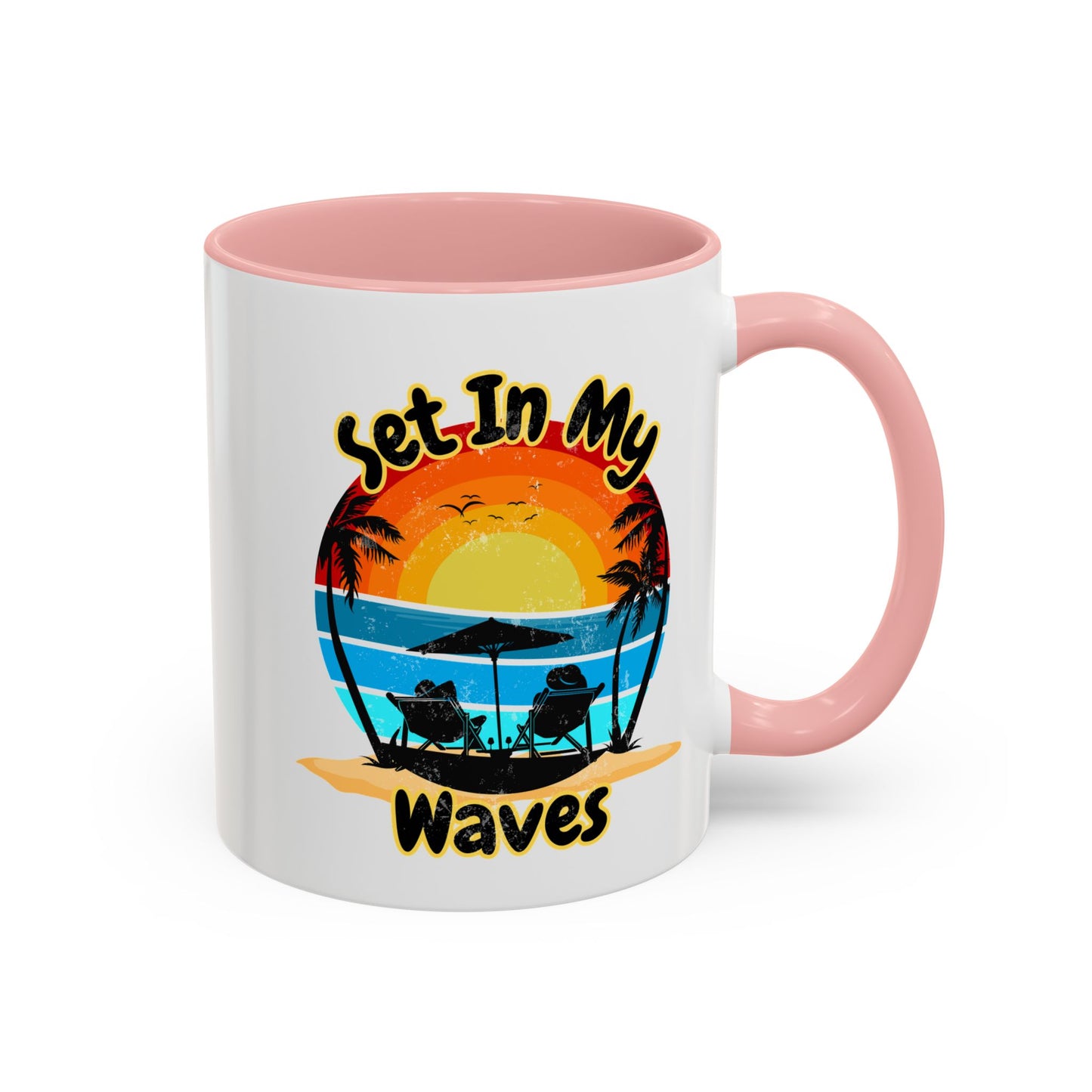 "Set In My Waves" Accent Coffee Mug (11, 15oz)