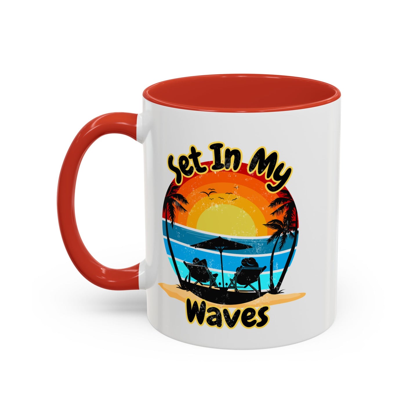 "Set In My Waves" Accent Coffee Mug (11, 15oz)