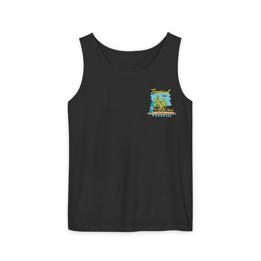 Tropical (FWB) Summer Tank Top (Back)