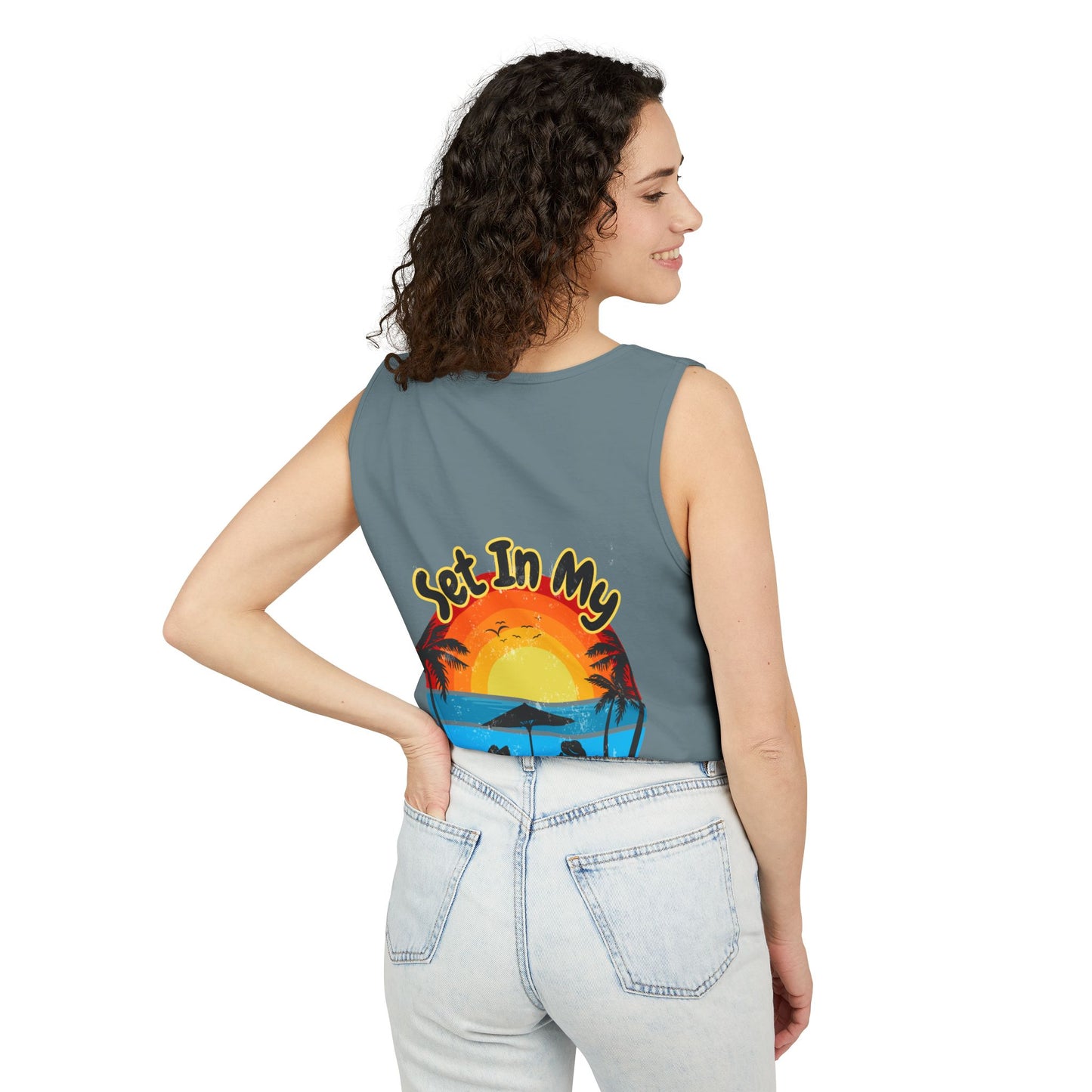 "Set In My Waves" Tropical Paradise Tank Top