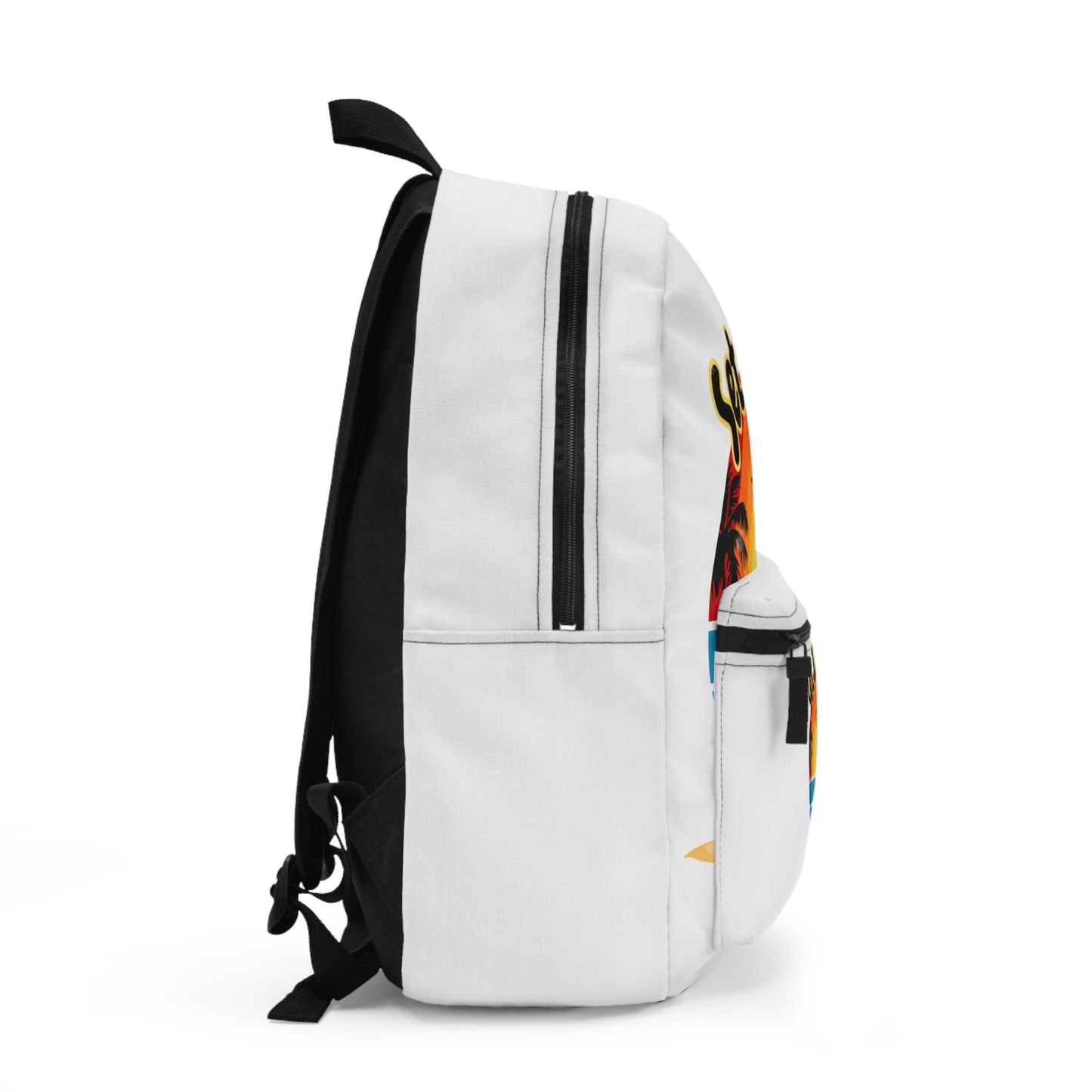 "Set In My Waves" Tropical Summer Backpack - Beach Travel Bag, Personalized School Pack, Vacation Essentials, Gift for Students