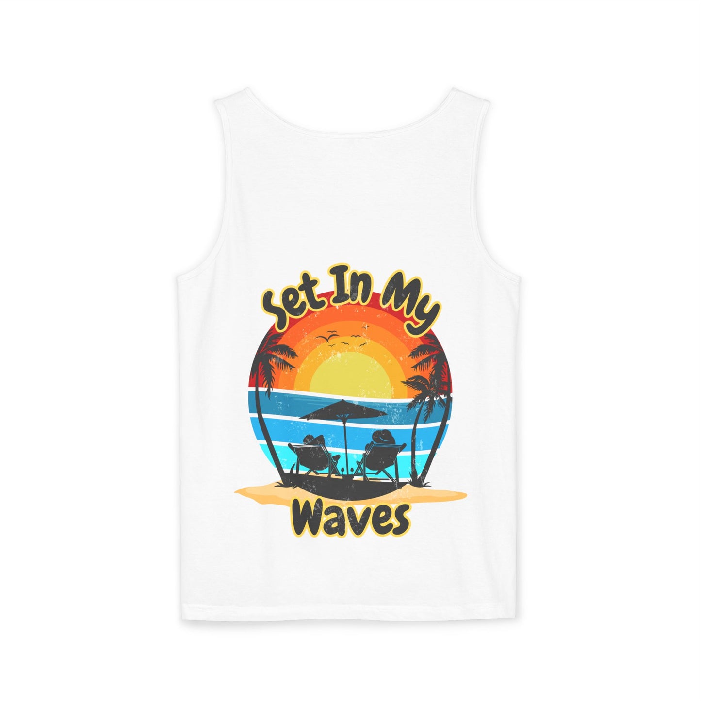 "Set In My Waves" Tropical Paradise Tank Top