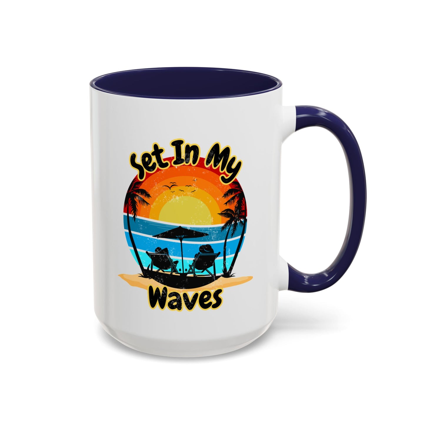 "Set In My Waves" Accent Coffee Mug (11, 15oz)
